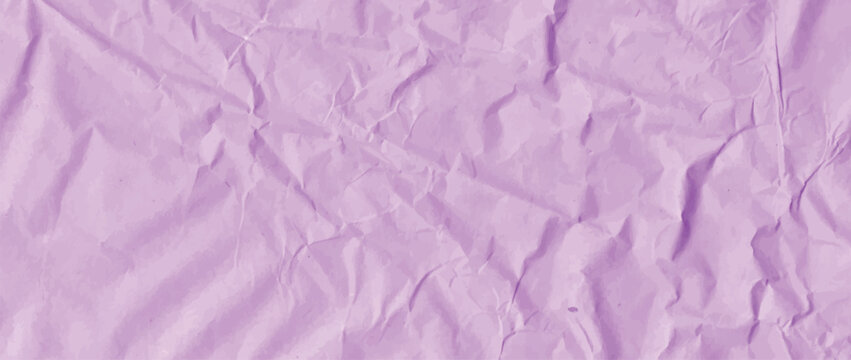 Vintage purple paper vector background with old fold and crumple texture. Craft cardboard surface ideal for retro design, scrapbook art, or aged stationery mockup, collage