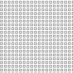 Black and white vector seamless pattern with small diamonds , star shapes ,rhombuses .Abstract black and white geometric texture .Simple minimal wide repeat background .