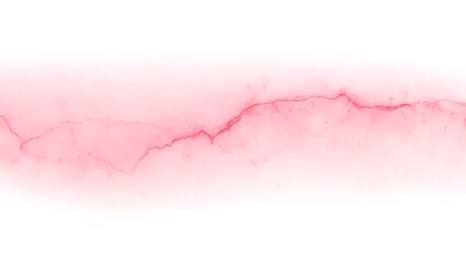 Fototapeta premium Pink marble texture with red veins on white background