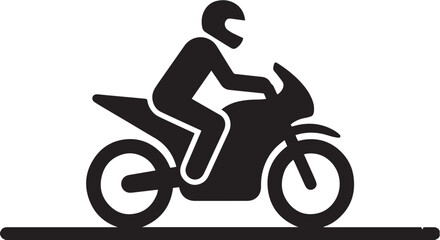 Obraz premium silhouette of a girl riding a bike