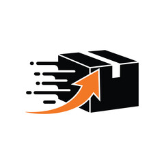 Black and orange graduation cap with arrow symbolizing achievement