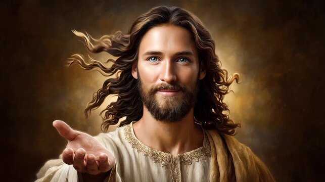 Jesus Christ, extending a helping hand, calling the sinner to repentance, mercy, defeating the enemy
