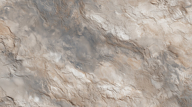 Realistic natural stone texture with soft mineral patterns and organic surface variation in muted gray and beige tones, high detail macro realism, professional stock image quality