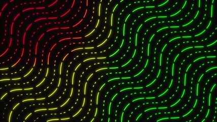 Abstract green background with flowing circular patterns and smooth decorative lines creating a calm modern design - Powered by Adobe