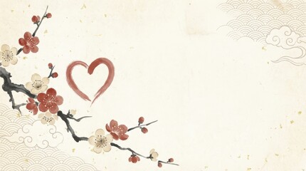 Captivating floral love art elegant background digital illustration serene environment artistic viewpoint romantic concept for engagement and passion