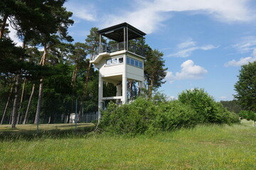 Amerikanischer Wachturm an der DDR-Grenze am Point Alpha in Geisa