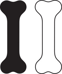 Two bone shapes