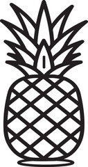 vector illustration of a pineapple
