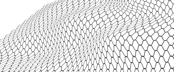 Mesh texture for fishing nets. Seamless pattern for sportswear or soccer goal, volleyball net, basketball hoop, hockey, athletics. modern © fathor
