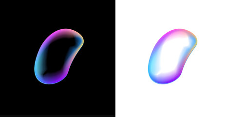 Neon circle PNG with vibrant gradient glow. Smooth luminous ring with bright edges. Futuristic abstract round design element.