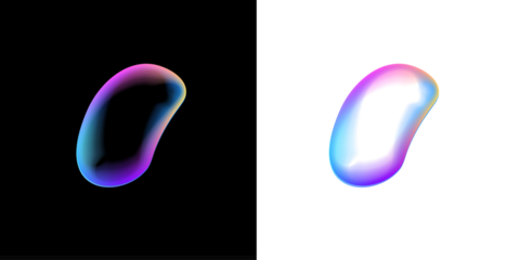 Neon circle PNG with vibrant gradient glow. Smooth luminous ring with bright edges. Futuristic abstract round design element.