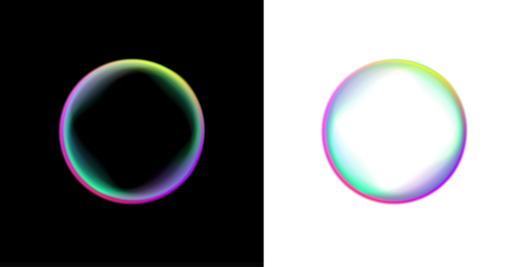 Neon shape circle PNG with gradient glow and soft edges. Luminous round shape with smooth light. Abstract futuristic glowing ring.