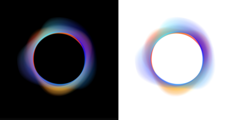 Set of neon circles PNG with gradient glow. Bright luminous rings with smooth edges. Futuristic abstract digital round shapes.