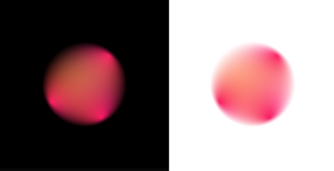 Glowing gradient circle with floating holographic droplets, liquid mesh overlay, rainbow colors blending smoothly, subtle shimmer, luminous neon edges, round banner PNG.