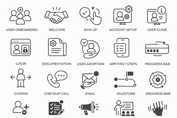 Modern and unique new icon design