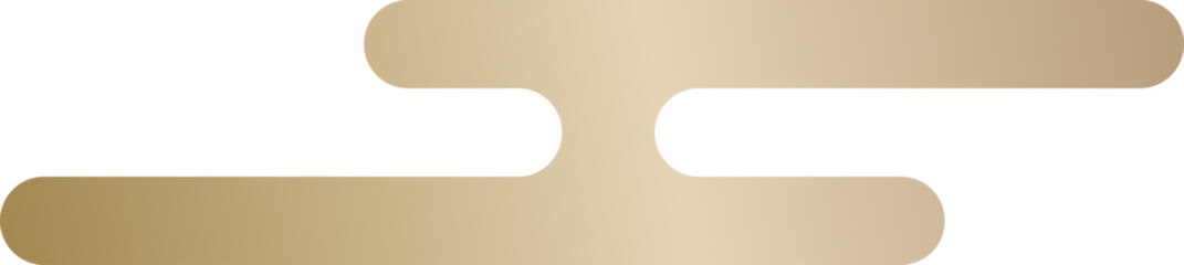 Fototapeta premium Chinese Cloud Line Ornament Elegant Curve