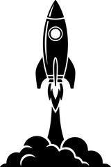 Obraz premium Divine Creation Hand Touching Cloud Mass Silhouette Vector