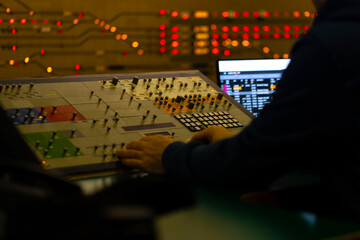 work in a railway control center