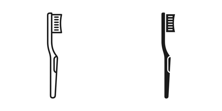 Two toothbrushes side by side