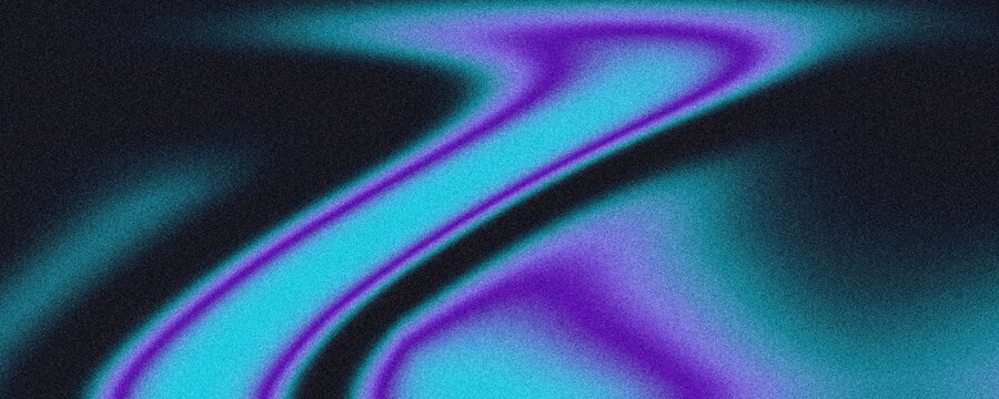 Abstract digital flowing grainy wave dark noise textured background