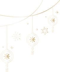 Elegant Hanging Chinese Lantern Line Art Decoration for Lunar New Year