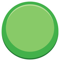 Simple flat green circle with a subtle gradient and darker rim