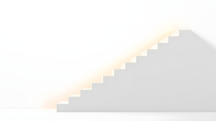 Obraz premium Modern Abstract Stair Steps Showing Improvement Path