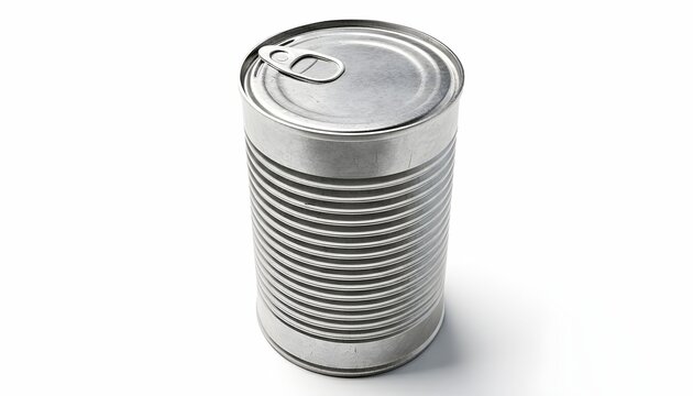 tin can isolated on white