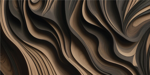 Luxury Dark Black Abstract Carved Wood Background Texture for Modern Interior Decor Premium Wooden Doors and Architecture Design