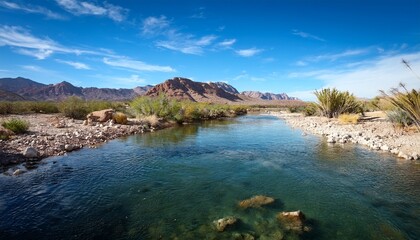 Fototapeta premium Las Vegas Wash Water Scenery