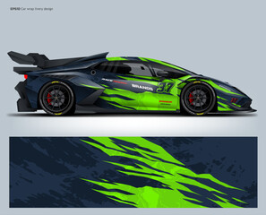 Car wrap livery design