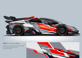 Car wrap livery design