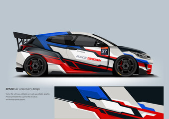 Car wrap livery design