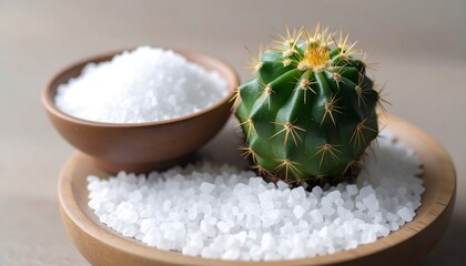 Cactus and salt