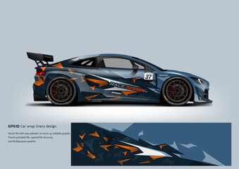Car wrap livery design