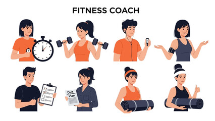 Personalized Fitness Coaching Sessions with Various Exercises and Activities