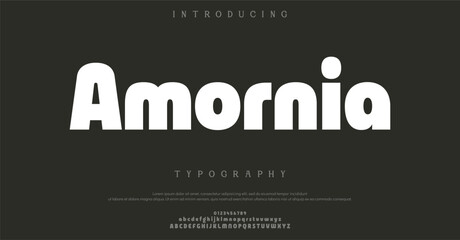 Obraz premium Creative font. Modern abstract digital tech font. Logo creative font, type, technology, movie, digital, music, movie. Fonts and illustration in vector format.