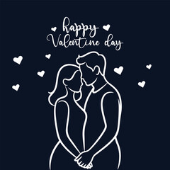 a graphic design template for a Valentine's Day card featuring the text "happy Valentine day"