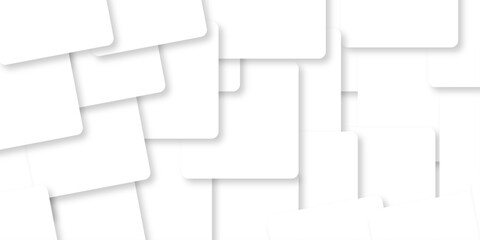 Modern Abstract white background design with layers of textured white transparent material, Minimal geometric white light background triangle black technology vector. Abstract graphic Banner design.