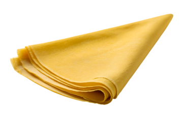 golden folded pancake, perfect for culinary endeavors . Isolated on transparent background, png