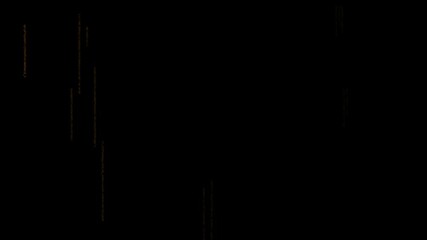 Administrator login animation and hacking animation on digital screen in dark room showing data access and security breach