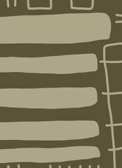 Abstract image for printing. Picture for modern interiors. The picture is painted by hand on a tablet. © neurostructure