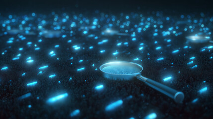 Data Indexing Search Engine Nodes Network Visualization | Digital Information Processing Concept