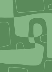 Abstract image for printing. Picture for modern interiors. The picture is painted by hand on a tablet.