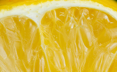 Close-up view of a fresh orange slice isolated on a clean white background, highlighting juicy texture, vibrant color, and natural citrus freshness for healthy food concepts.