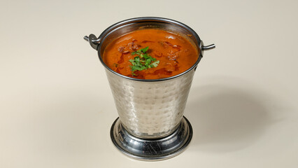Indian soup bowl isolated