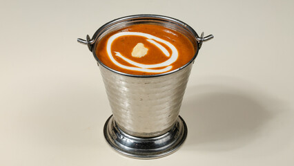 Indian soup bowl isolated