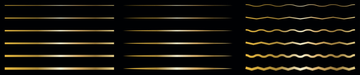 Gold line, bronze line, Abstract 3d render, line aesthetic , golden line on transparent background.