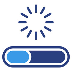 Obraz premium Progress Bar Icon Element For Design