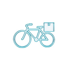Fototapeta premium bicycle icon isolated on white